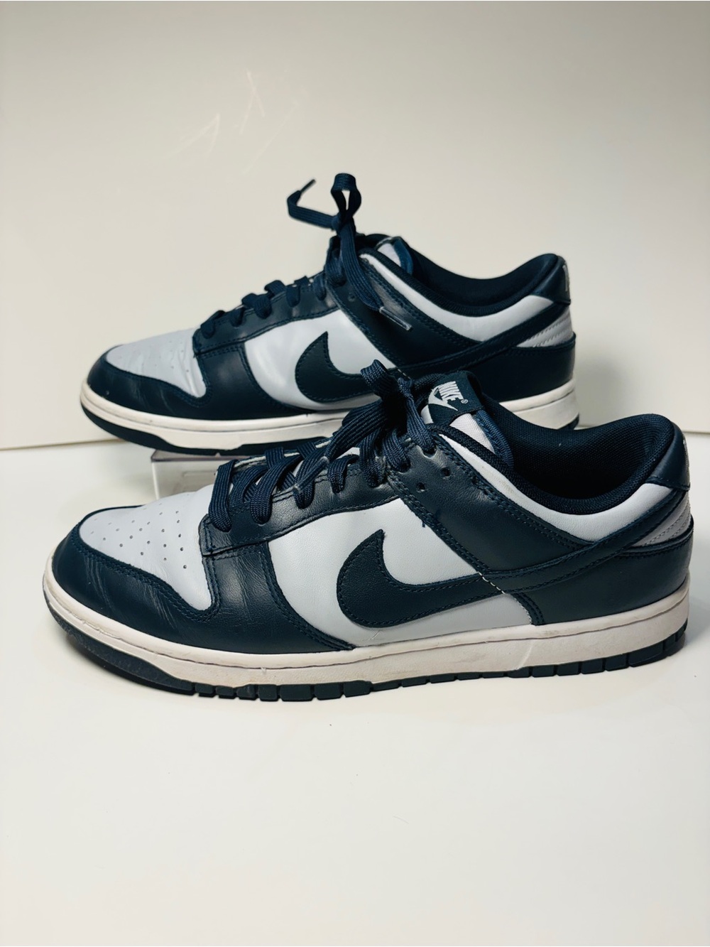 Nike Men’s Low-Top Sneakers in Navy and White